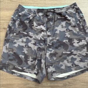 Birddogs Shorts Men 3XL Grey Camo  Boom‎ For Your Boomstick Drawstring Lining